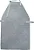 Avental reuso Raspa Cinza com fivela metálica ALSEG CA 38716  - 1,00x0,60cm - Imagem 1