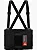 Cinta Ergonômica Steelflex Preta Com Suspensório STF ERCE9030 - Imagem 1