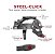 Carneira com Jugular p/ capacete Steel-Click Steelflex - Imagem 1