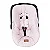 Capa Para Bebê Conforto Com Protetor De Cinto L025 Linho Rosa Mescla - Batistela Baby - Imagem 1