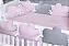 Kit Berço 12 peças 100% Algodão Nuvenzinha Coelho Rosa 71360 - Balu Baby - Imagem 1