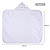 Toalha de Banho Atoalhada Forrada de Fralda Soft 90 x 80 cm 100% Alg. 4936 - Papi - Imagem 2