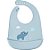 Babador em silicone com pega migalhas cloudy - Buba - Imagem 1