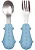 Kit Talheres Cabo Em Silicone e Aço Inox - buba - Imagem 3