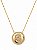 Colar Mandala Letra S Cravejada – Banho em Ouro Amarelo 18K - Imagem 1