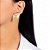 Brinco Ear Jacket Franja Liso - Imagem 2