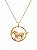 Colar Cavalo Cravejado – Banho em Ouro - Imagem 4