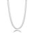 Choker Malha Roliça Lisa - Ródio Branco - Imagem 1