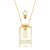 Colar Perfumeiro Quadrado Pedra Natural - Ouro Citrino - Imagem 2