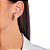 Brinco Ear Hook Inspiração Zircônia - Imagem 2