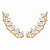 Brinco Ear Cuff Gota Cristal com Micro Zircônia Cravejada – Banho em Ouro Amarelo 18K - Imagem 1