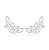 Brinco Ear Cuff Ramo Cravejado - Imagem 1