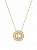 Colar Mandala Navete Letra D – Banho em Ouro Amarelo 18K - Imagem 1