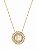 Colar Mandala Navete Letra E – Banho em Ouro Amarelo 18K - Imagem 1