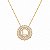 Colar Mandala Navete Letra L – Banho de Ouro - Imagem 1