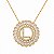 Colar Mandala Navete Letra L – Banho de Ouro - Imagem 5
