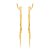 Brinco Ear Jacket Fita - Ouro - Imagem 1
