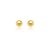 Brinco Bola Liso - Ouro - Imagem 1