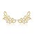 Brinco Ear Cuff Ramo  Cravejado - Ouro - Imagem 1