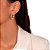Brinco  Argola Cristal - Ouro - Imagem 2