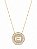 Colar Mandala Navete Letra E – Banho em Ouro Amarelo 18k - Imagem 1