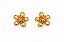 Conjunto Flor – Banho em Ouro Amarelo - Imagem 6