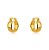 Brinco Argola Lisa - Ouro - Imagem 1