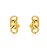 Brinco  Elos Lisos - Ouro - Imagem 1