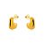 Brinco  Liso - Ouro - Imagem 1