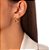Brinco  Liso - Ouro - Imagem 2