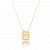 Colar Religioso Espírito Santo Micro Zircônia - Ouro Cristal - Imagem 1
