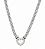 Choker Detalhada Coração Micro Zircônia - Ródio Branco - Imagem 1