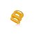 Anel Trio Liso - Ouro 19 - Imagem 2
