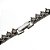 Colar  Riviera Onix  45Ccm- Ródio Negro - Imagem 2