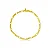 Pulseira Masculina Elos 3x1 Liso - Ouro - Imagem 1
