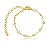 Pulseira Coração Pérola Lisa - Ouro - Imagem 1