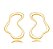 Brinco Vazado Liso - Ouro - Imagem 1
