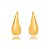 Brinco Ear Hook Gota - Ouro - Imagem 1