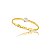 Bracelete Pingente Redondo Cravejado - Bicolor - Imagem 1