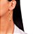 Brinco Argola com Pingente de Folhas - Ouro - Imagem 2