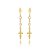 Brinco Espada Cristal - Ouro - Imagem 1