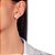 Brinco Ear Jacket Estrela Cravejada e Pérolas - Ouro - Imagem 2