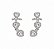 Brinco Ear Cuff Coração Cravejado - Ródio Branco - Imagem 1