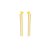 Brinco Ear Jacket Cravejado - Ouro - Imagem 1