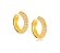 Piercing Duplo Micro Zircônia - Ouro - Imagem 1