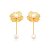 Brinco Flor E Perola - Ouro - Imagem 1