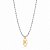 Choker Riviera Letra K Bicolor - Imagem 1