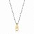 Choker Riviera Letra A Bicolor - Imagem 1