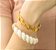 Bracelete Vazado - Ouro - Imagem 3