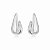 Brinco Ear Hook Gota - Ródio Branco - Imagem 1